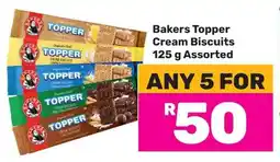 Game Bakers Topper Cream Biscuits Assorted offer