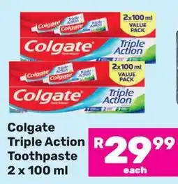 Game Colgate Triple Action Toothpaste offer