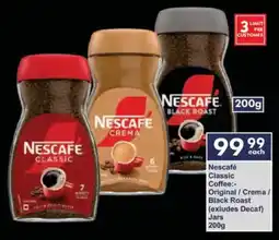 President Hyper Nescafé Classic Coffee Original/ Crema/ Black Roast Jars offer