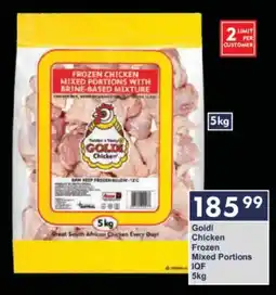 President Hyper Goldi Chicken Frozen Mixed Portions IQF offer