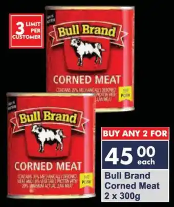 President Hyper Bull Brand Corned Meat offer