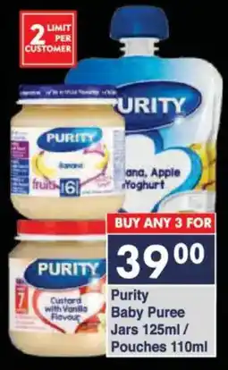 President Hyper Purity Baby Puree Jars/ Pouches offer