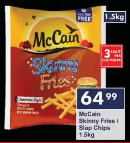 President Hyper McCain Skinny Fries/ Slap Chips offer