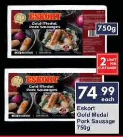 President Hyper Eskort Gold Medal Pork Sausage offer