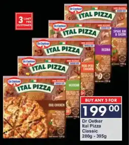 President Hyper Dr Oetker Ital Pizza Classic offer