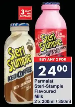 President Hyper Parmalat Steri Stumpie Flavoured Milk offer