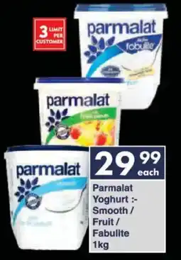 President Hyper Parmalat Yoghurt Smooth/ Fruit/ Fabulite offer