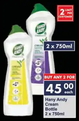 President Hyper Hany Andy Cream Bottle offer