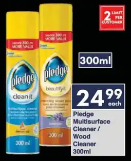President Hyper Pledge Multisurface Cleaner/ Wood Cleaner offer