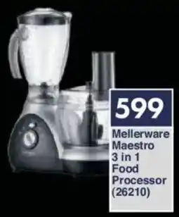 President Hyper Mellerware Maestro 3 in 1 Food Processor offer