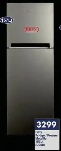 President Hyper Defy Fridge/ Freezer Metallic offer