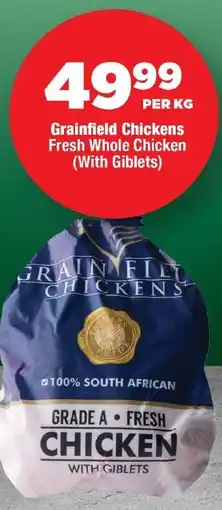 OK Foods Grainfield Chickens Fresh Whole Chicken With Giblets offer