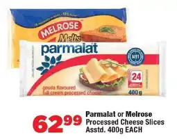 OK Foods Parmalat or Melrose Processed Cheese Slices offer