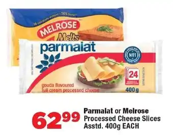 OK Foods Parmalat or Melrose Processed Cheese Slices offer