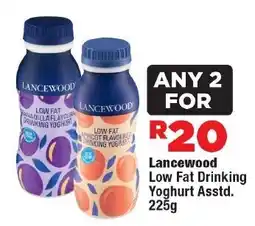 OK Foods Lancewood Low Fat Drinking Yoghurt offer