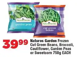 OK Foods Natures Garden Frozen Cut Green Beans, Broccoli, Cauliflower, Garden Peas or Sweetcorn offer