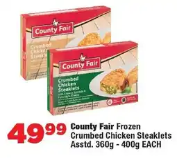 OK Foods County Fair Frozen Crumbed Chicken Steaklets offer