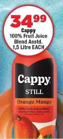 OK Foods Cappy 100% Fruit Juice Blend offer