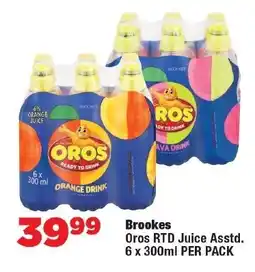 OK Foods Brookes Oros RTD Juice offer
