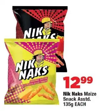 OK Foods Nik Naks Maize Snack offer