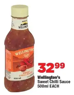 OK Foods Wellington's Sweet Chilli Sauce offer