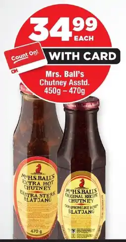 OK Foods Mrs. Ball's Chutney offer