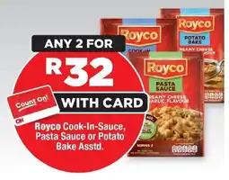 OK Foods Royco Cook-In-Sauce, Pasta Sauce or Potato Bake offer