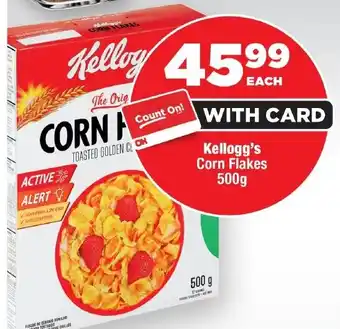 OK Foods Kellogg's Corn Flakes offer