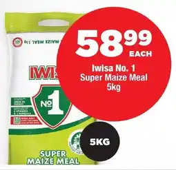OK Foods Iwisa No. 1 Super Maize Meal offer