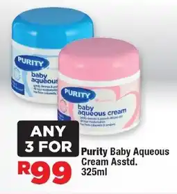 OK Foods Purity Baby Aqueous Cream offer