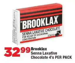 OK Foods Brooklax Senna Laxative Chocolate offer