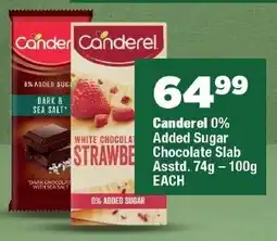 OK Foods Canderel 0% Added Sugar Chocolate Slab offer