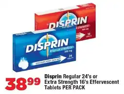 OK Foods Disprin Regular or Extra Strength Effervescent Tablets offer
