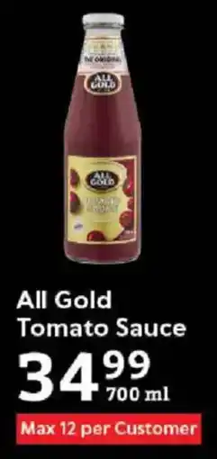 Oxford Freshmarket All Gold Tomato Sauce offer