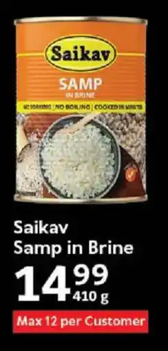 Oxford Freshmarket Saikav Samp in Brine offer