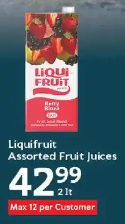 Oxford Freshmarket Liquifruit Assorted Fruit Juices offer