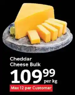 Oxford Freshmarket Cheddar Cheese Bulk offer