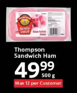 Oxford Freshmarket Thompson Sandwich Ham offer