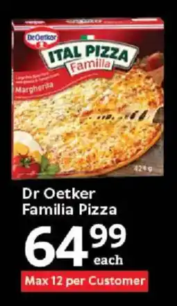 Oxford Freshmarket Dr Oetker Familia Pizza offer