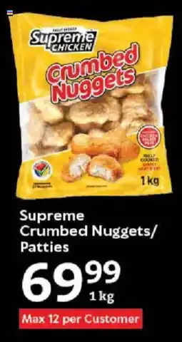 Oxford Freshmarket Supreme Crumbed Nuggets/ Patties offer