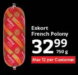 Oxford Freshmarket Eskort French Polony offer