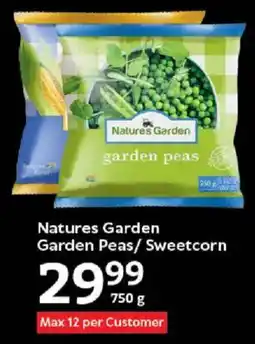 Oxford Freshmarket Natures Garden Garden Peas/ Sweetcorn offer