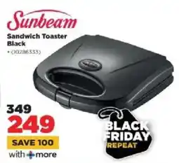 HiFi Corp Sunbeam Sandwich Toaster Black offer