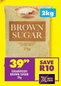 Shoprite SUGARFIELDS BROWN SUGAR 2kg offer
