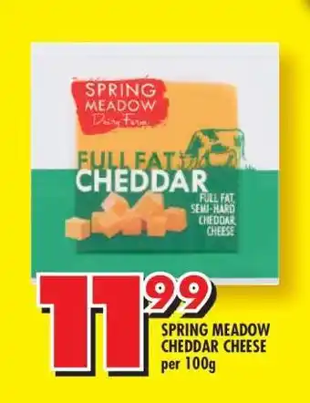 Shoprite SPRING MEADOW CHEDDAR CHEESE offer