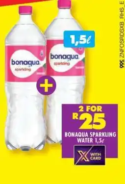 Shoprite Bonaqua Sparkling Water 1,5ℓ offer