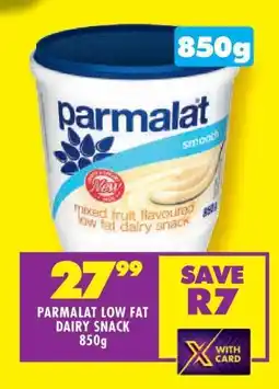 Shoprite PARMALAT LOW FAT DAIRY SNACK 850g offer
