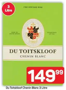 Pick n Pay Du Toitskloof Chenin Blanc 3 Litre offer