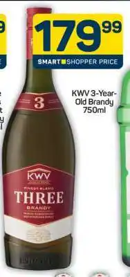 Pick n Pay KWV 3-Year Old Brandy 750ml offer