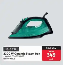 Makro Eiger 2200 W Ceramic Steam Iron offer